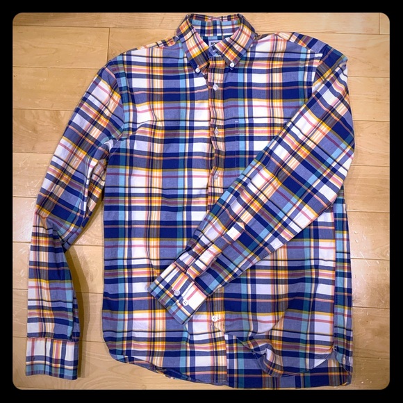 Bonobos multi-color check button down - Picture 1 of 6
